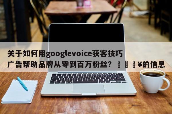 关于如何用googlevoice获客技巧广告帮助品牌从零到百万粉丝?💥的信息