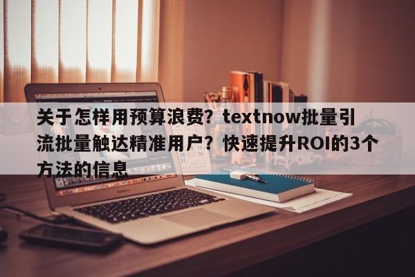 关于怎样用预算浪费?textnow批量引流批量触达精准用户?快速提升ROI的3个方法的信息