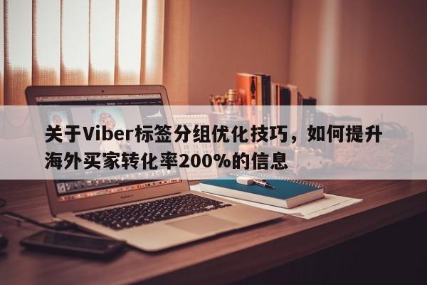 关于Viber标签分组优化技巧，如何提升海外买家转化率200%的信息