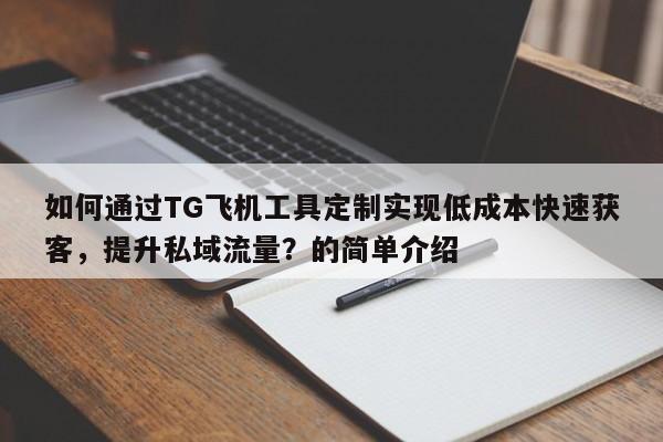 如何通过TG飞机工具定制实现低成本快速获客,提升私域流量?的简单介绍