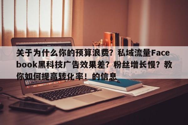 关于为什么你的预算浪费?私域流量Facebook黑科技广告效果差?粉丝增长慢?教你如何提高转化率!的信息