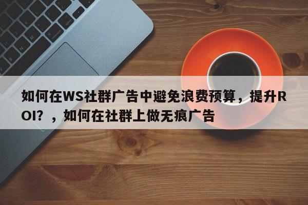 如何在WS社群广告中避免浪费预算，提升ROI？，如何在社群上做无痕广告