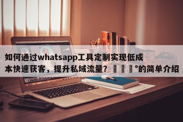 如何通过whatsapp工具定制实现低成本快速获客，提升私域流量？💰的简单介绍