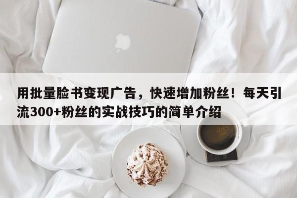 用批量脸书变现广告，快速增加粉丝！每天引流300+粉丝的实战技巧的简单介绍