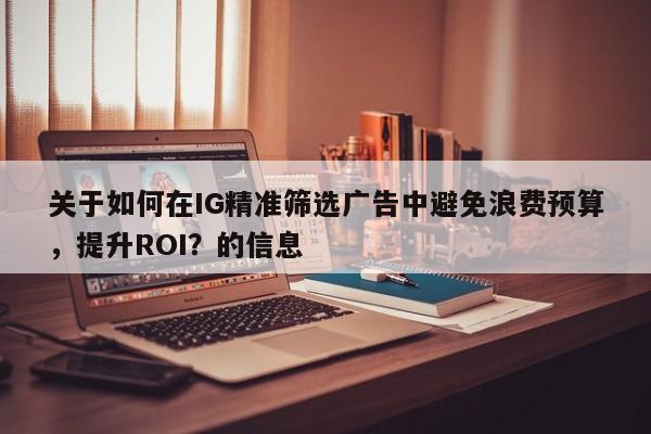 关于如何在IG精准筛选广告中避免浪费预算，提升ROI？的信息