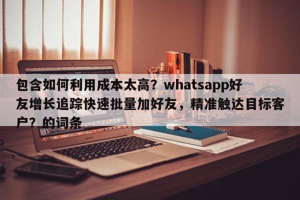 包含如何利用成本太高？whatsapp好友增长追踪快速批量加好友，精准触达目标客户？的词条