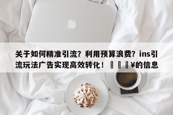 关于如何精准引流?利用预算浪费?ins引流玩法广告实现高效转化!💥的信息
