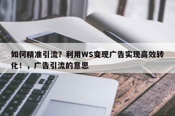 如何精准引流?利用WS变现广告实现高效转化!,广告引流的意思