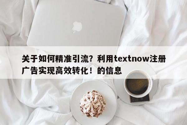 关于如何精准引流?利用textnow注册广告实现高效转化!的信息