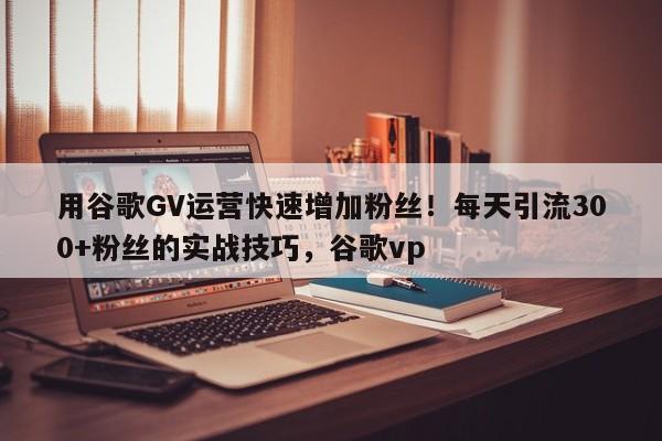 用谷歌GV运营快速增加粉丝!每天引流300+粉丝的实战技巧,谷歌vp