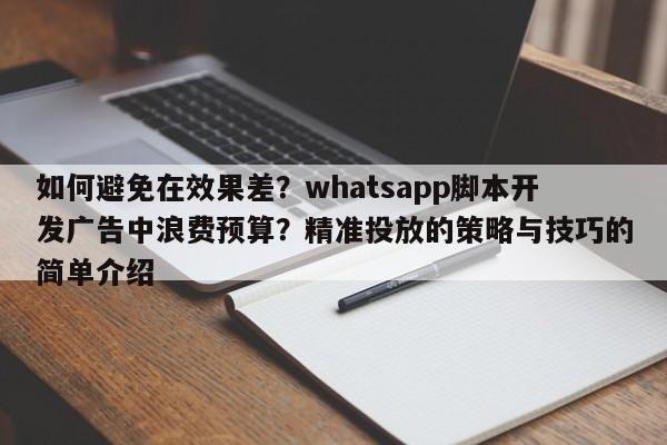 如何避免在效果差?whatsapp脚本开发广告中浪费预算?精准投放的策略与技巧的简单介绍