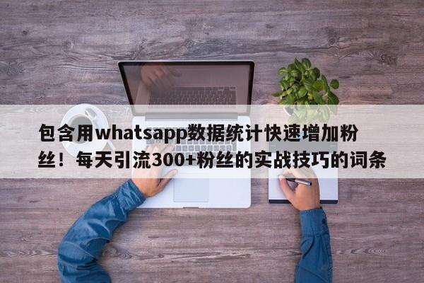 包含用whatsapp数据统计快速增加粉丝!每天引流300+粉丝的实战技巧的词条