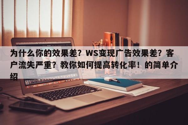 为什么你的效果差?WS变现广告效果差?客户流失严重?教你如何提高转化率!的简单介绍
