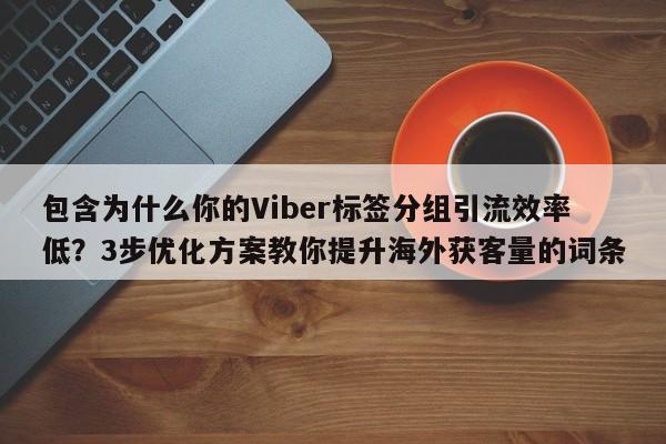 包含为什么你的Viber标签分组引流效率低？3步优化方案教你提升海外获客量的词条