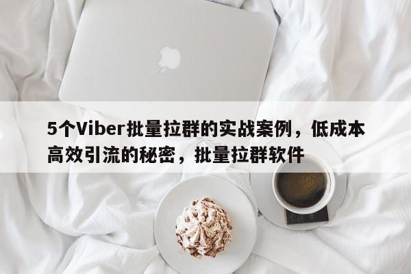 5个Viber批量拉群的实战案例，低成本高效引流的秘密，批量拉群软件