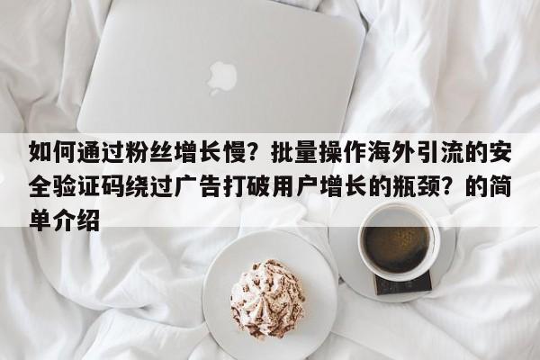 如何通过粉丝增长慢?批量操作海外引流的安全验证码绕过广告打破用户增长的瓶颈?的简单介绍