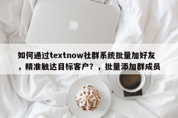 如何通过textnow社群系统批量加好友，精准触达目标客户？，批量添加群成员