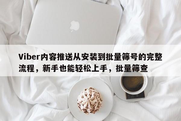 Viber内容推送从安装到批量筛号的完整流程，新手也能轻松上手，批量筛查