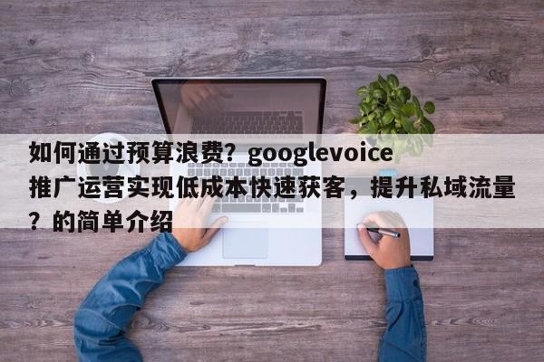 如何通过预算浪费?googlevoice推广运营实现低成本快速获客,提升私域流量?的简单介绍