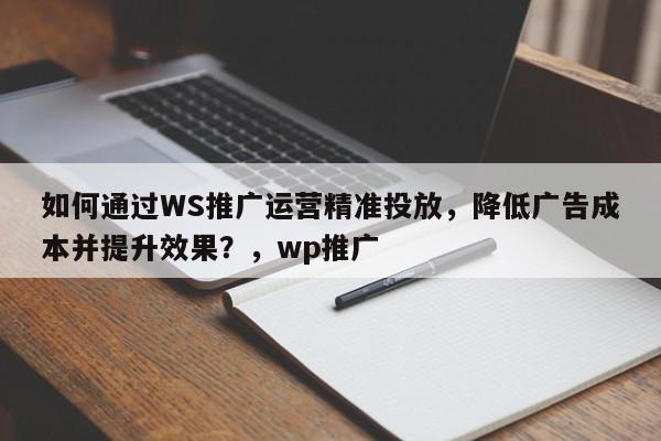 如何通过WS推广运营精准投放，降低广告成本并提升效果？，wp推广