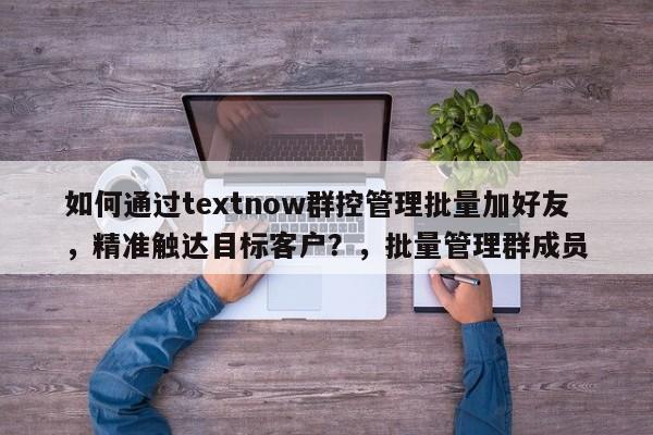 如何通过textnow群控管理批量加好友，精准触达目标客户？，批量管理群成员