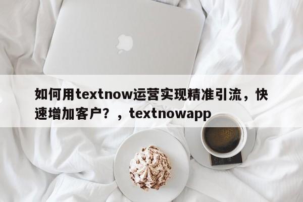如何用textnow运营实现精准引流，快速增加客户？，textnowapp