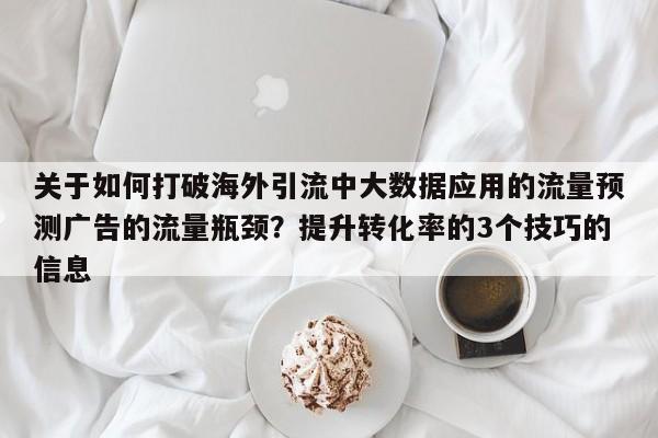 关于如何打破海外引流中大数据应用的流量预测广告的流量瓶颈？提升转化率的3个技巧的信息