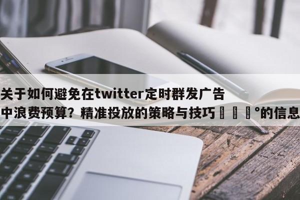 关于如何避免在twitter定时群发广告中浪费预算?精准投放的策略与技巧💰的信息