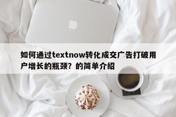 如何通过textnow转化成交广告打破用户增长的瓶颈？的简单介绍
