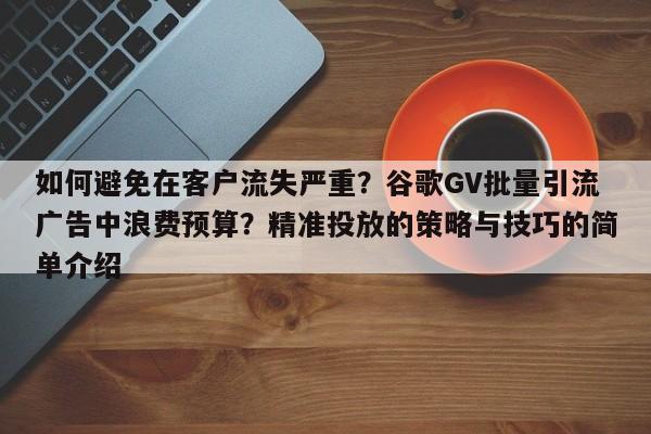 如何避免在客户流失严重?谷歌GV批量引流广告中浪费预算?精准投放的策略与技巧的简单介绍