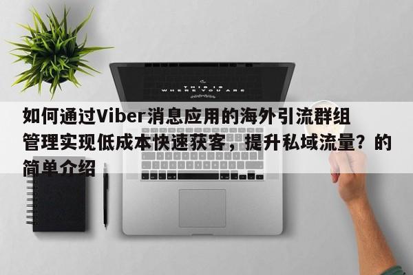 如何通过Viber消息应用的海外引流群组管理实现低成本快速获客，提升私域流量？的简单介绍