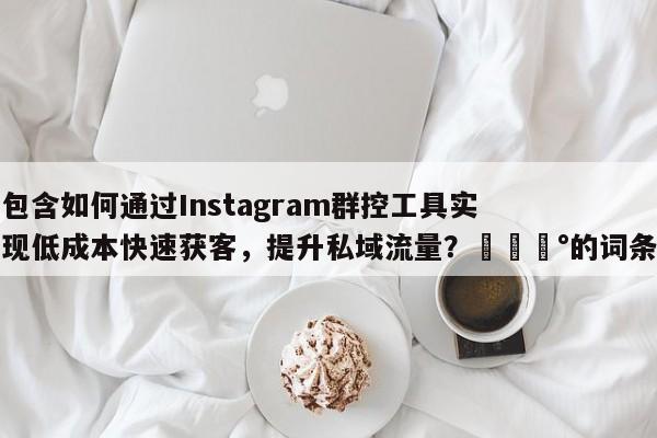 包含如何通过Instagram群控工具实现低成本快速获客，提升私域流量？💰的词条
