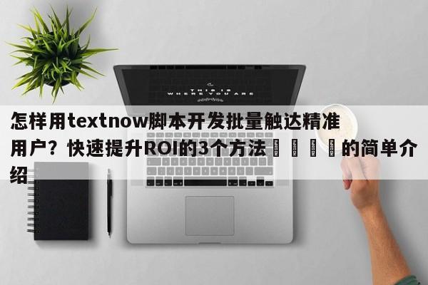 怎样用textnow脚本开发批量触达精准用户？快速提升ROI的3个方法📣的简单介绍