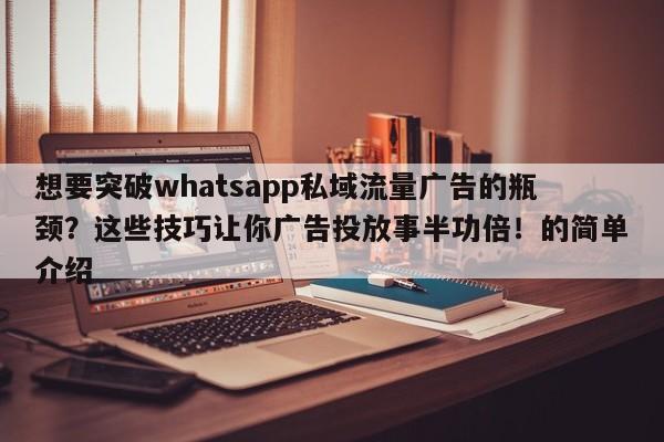 想要突破whatsapp私域流量广告的瓶颈?这些技巧让你广告投放事半功倍!的简单介绍