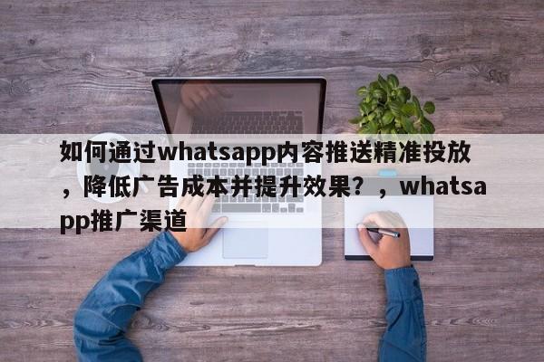 如何通过whatsapp内容推送精准投放，降低广告成本并提升效果？，whatsapp推广渠道