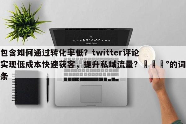 包含如何通过转化率低？twitter评论实现低成本快速获客，提升私域流量？💰的词条