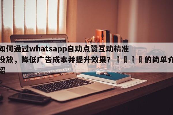 如何通过whatsapp自动点赞互动精准投放，降低广告成本并提升效果？📌的简单介绍