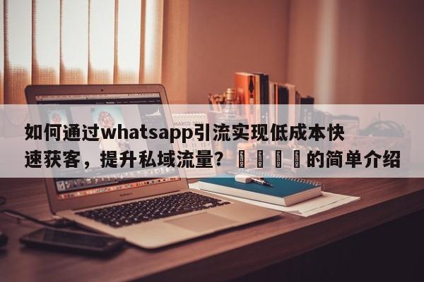 如何通过whatsapp引流实现低成本快速获客，提升私域流量？📌的简单介绍