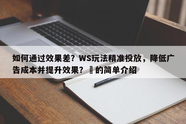 如何通过效果差？WS玩法精准投放，降低广告成本并提升效果？⚡的简单介绍