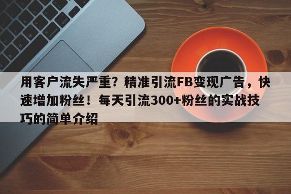 用客户流失严重？精准引流FB变现广告，快速增加粉丝！每天引流300+粉丝的实战技巧的简单介绍