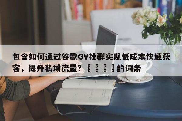 包含如何通过谷歌GV社群实现低成本快速获客，提升私域流量？🎯的词条