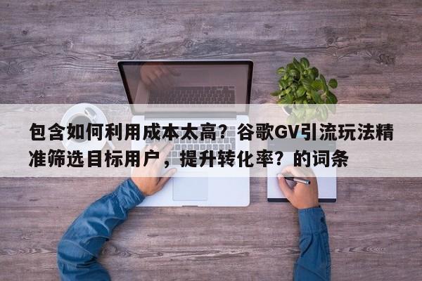 包含如何利用成本太高？谷歌GV引流玩法精准筛选目标用户，提升转化率？的词条