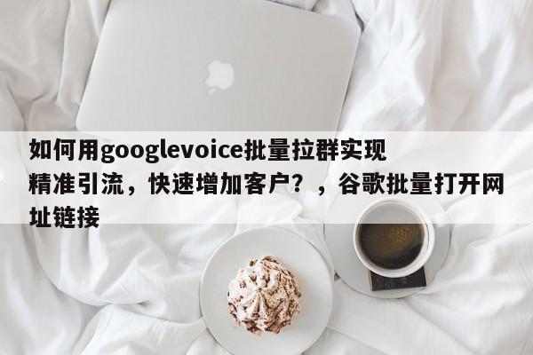 如何用googlevoice批量拉群实现精准引流，快速增加客户？，谷歌批量打开网址链接