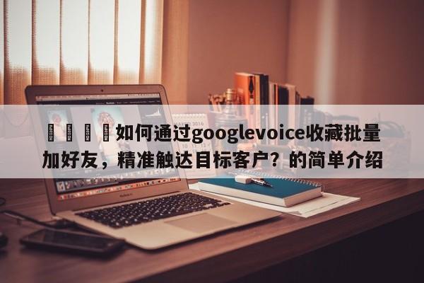 💡如何通过googlevoice收藏批量加好友，精准触达目标客户？的简单介绍