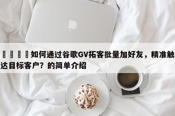 💡如何通过谷歌GV拓客批量加好友，精准触达目标客户？的简单介绍