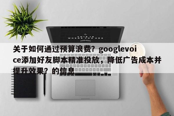 关于如何通过预算浪费？googlevoice添加好友脚本精准投放，降低广告成本并提升效果？的信息