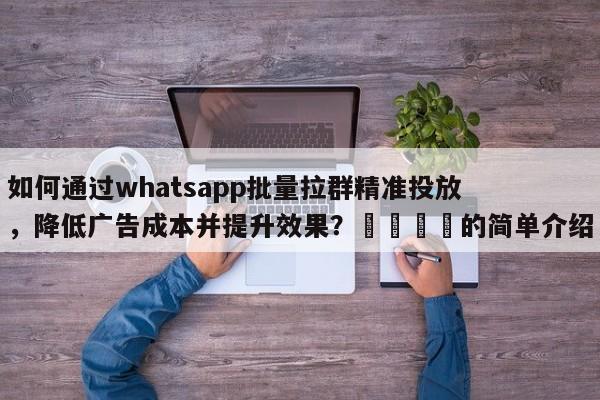 如何通过whatsapp批量拉群精准投放，降低广告成本并提升效果？🎯的简单介绍
