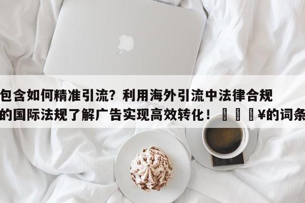 包含如何精准引流?利用海外引流中法律合规的国际法规了解广告实现高效转化!🔥的词条