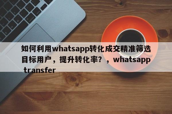 如何利用whatsapp转化成交精准筛选目标用户，提升转化率？，whatsapp transfer
