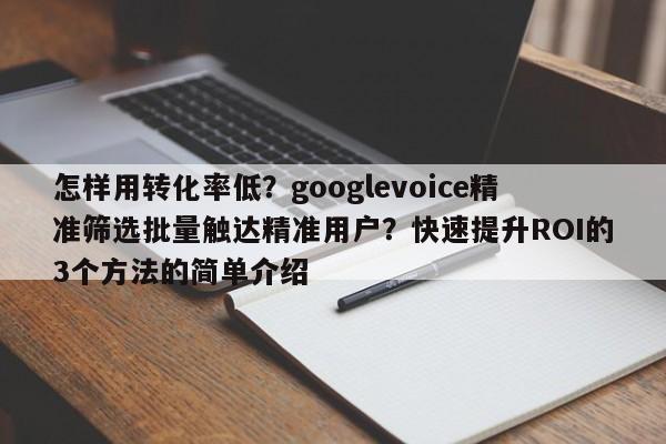 怎样用转化率低?googlevoice精准筛选批量触达精准用户?快速提升ROI的3个方法的简单介绍